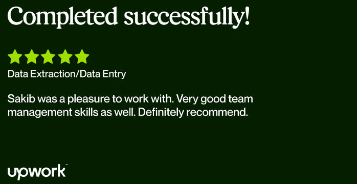 Data Entry, Virtual Assistant, Lead Generation